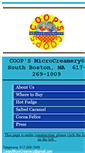 Mobile Screenshot of coopsmicrocreamery.com